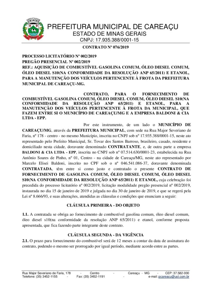thumbnail of Contrato 0762019