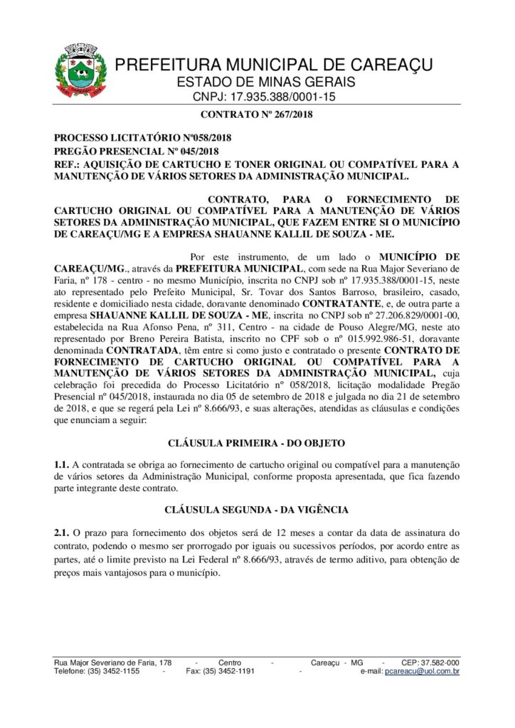 thumbnail of Contrato 2672018