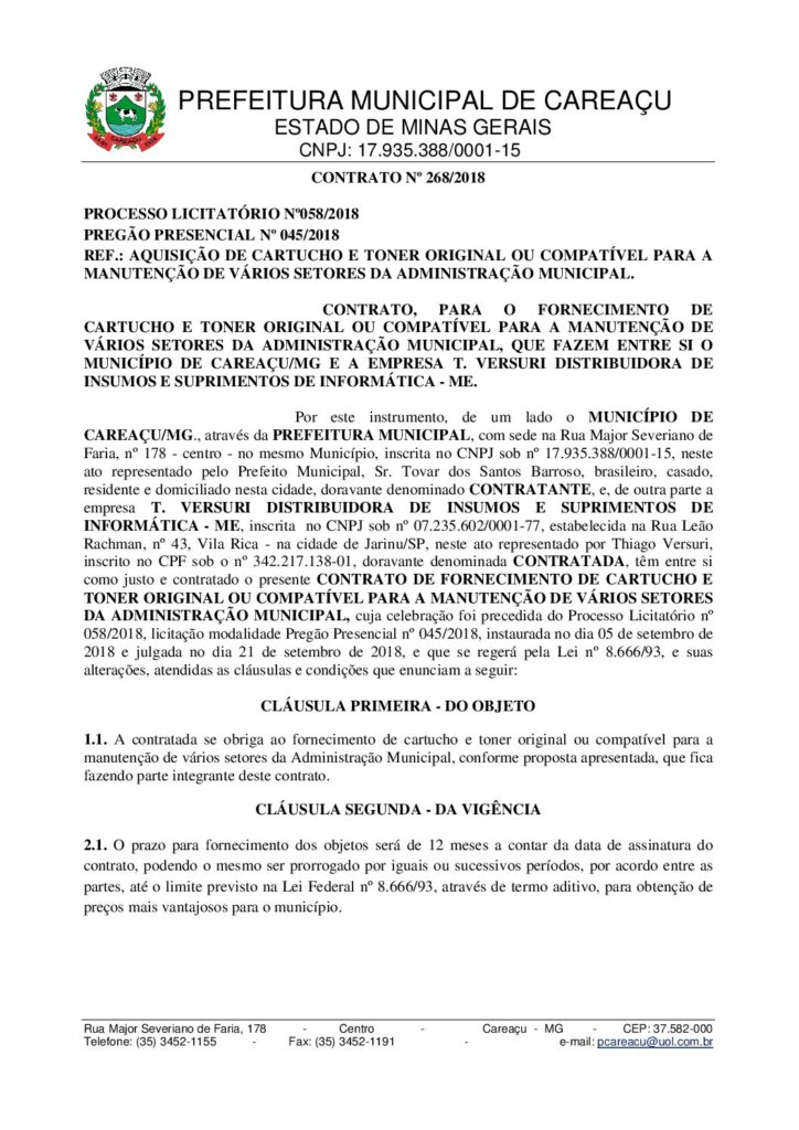 thumbnail of Contrato 2682018
