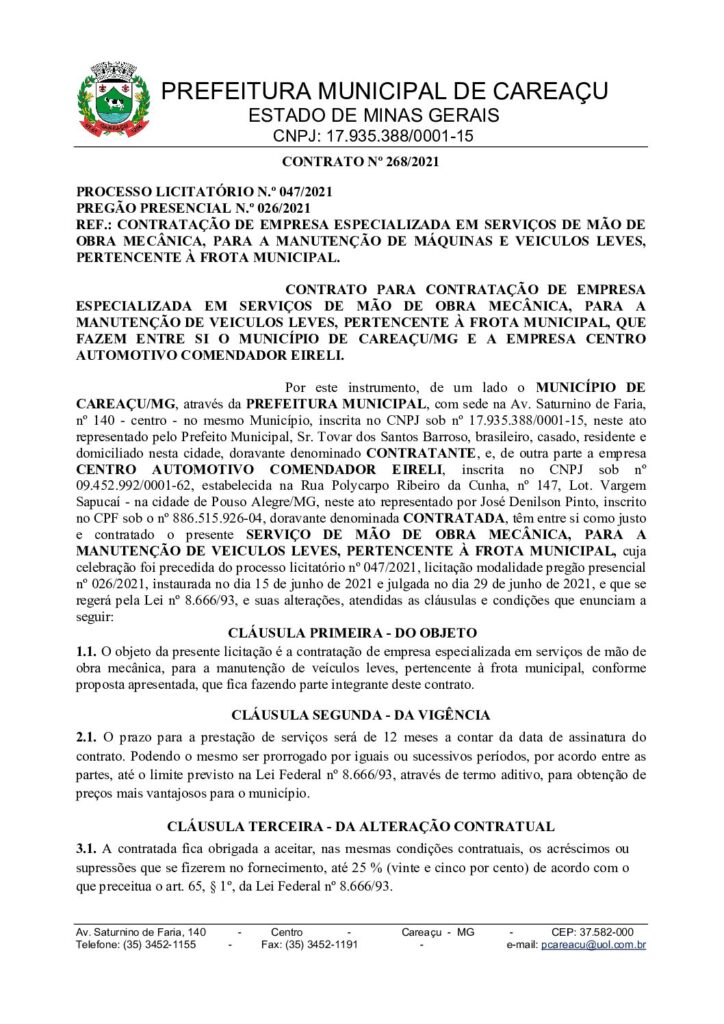 thumbnail of Contrato 2682021