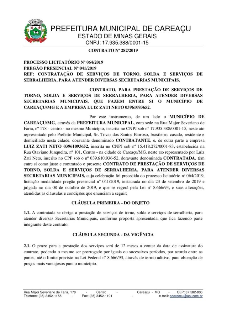 thumbnail of Contrato 2822019